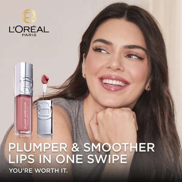 L’Oréal Paris Plump Ambition lesk na pery pre väčší objem s kyselinou hyalurónovou odtieň 601 Worth It ml