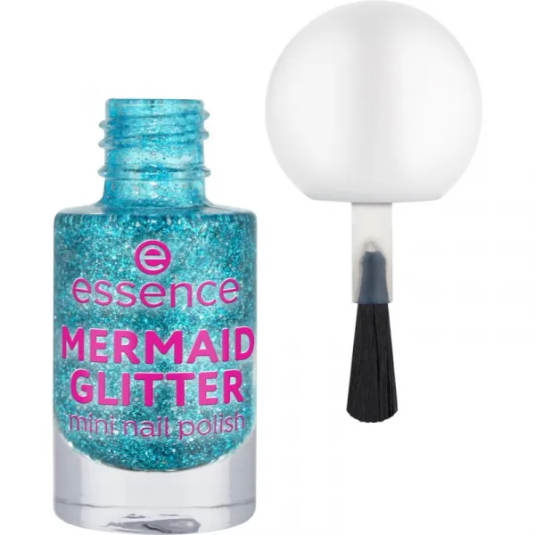 essence MERMAID GLITTER lak na nechty mini odtieň 07 5 ml