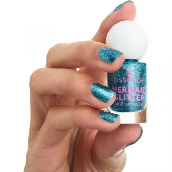 essence MERMAID GLITTER lak na nechty mini odtieň 07 5 ml