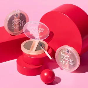 essence Brow Powder Duo sada na obočie odtieň 01 Light 1.8 g