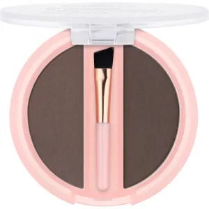 essence Brow Powder Duo sada na obočie odtieň 03 Dark 1.8 g