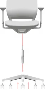 LD SEATING Kancelárska stolička ARCUS 240-SYAC