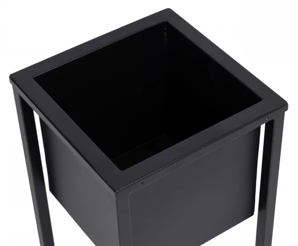 TZB Kvetináč na stojane CONCOVE 40 cm čierny
