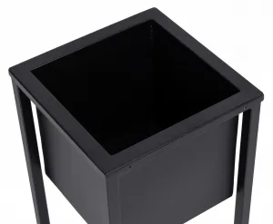 TZB Kvetináč na stojane CONCOVE 40 cm čierny