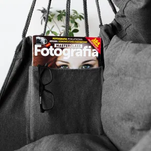 TZB Brazilské závěsné křeslo BAHIO grafitově šedé