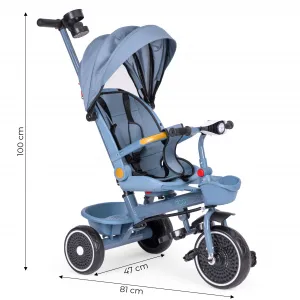 Dětská tříkolka - kočárek Ecotoys HEAVEN 2v1 modrá