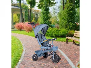 Dětská tříkolka - kočárek Ecotoys HEAVEN 2v1 modrá
