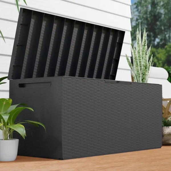 Záhradný úložný box D6977 antracit Dekorhome