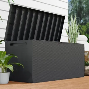 Záhradný úložný box D6977 antracit Dekorhome