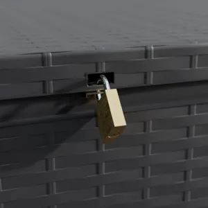 Záhradný úložný box D6977 antracit Dekorhome