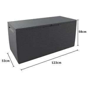 Záhradný úložný box D6977 antracit Dekorhome