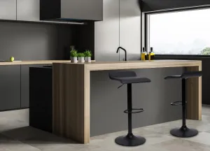 TZB Barová židle PORTI BLACK eko kůže černá