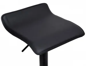 TZB Barová židle PORTI BLACK eko kůže černá