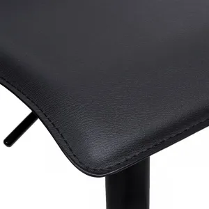 TZB Barová židle PORTI BLACK eko kůže černá