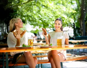 TZB Sada zahradního nábytku LAGER z masivu hnědá