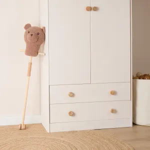 Bieco - Hobby Horsing na tyči - medveď Mika