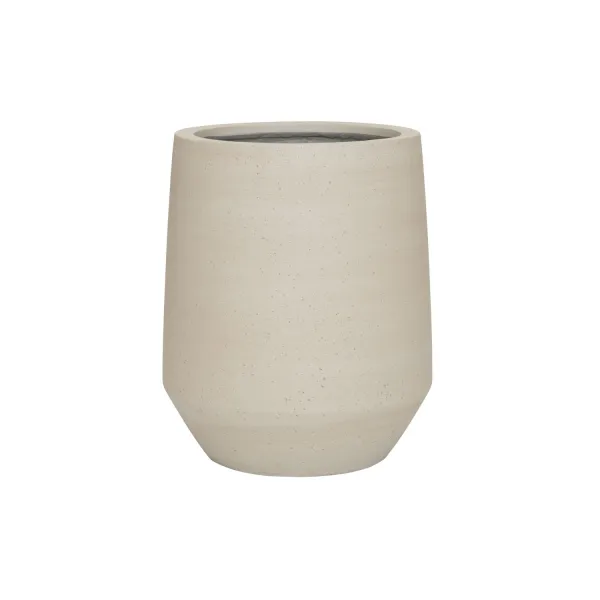 Kvetináč Harith High, jemná béžová, viac veľkostí - Pottery Pots Velikost: S - ⌀ 40, v. 48 cm