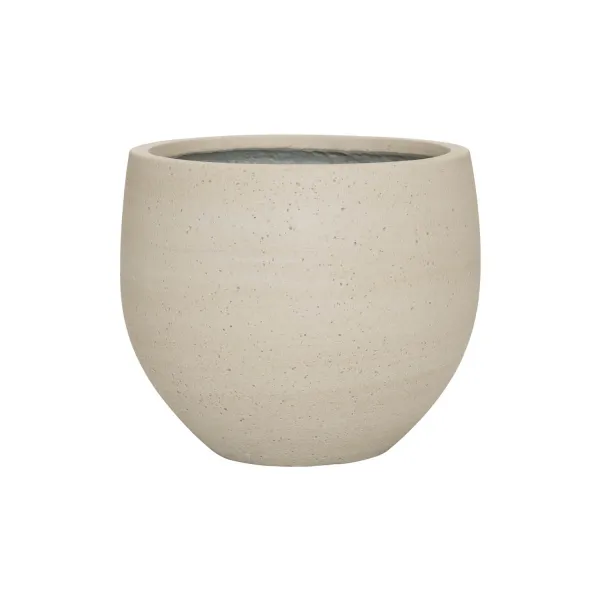 Kvetináč Mini Orb, jemná béžová, viac veľkostí - Pottery Pots Velikost: L - ⌀ 32, v. 27 cm