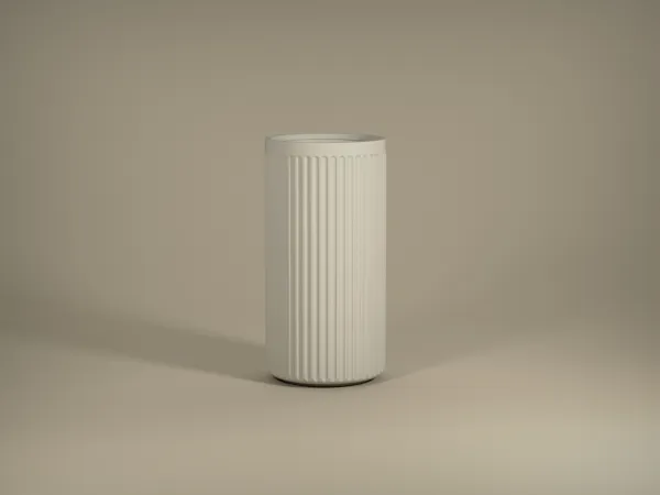 Kvetináč Turris, hodvábne biela, viac veľkostí - Pottery Pots Velikost: L - ⌀ 44, v. 88 cm