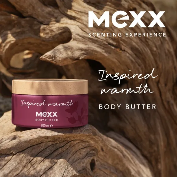 Mexx Inspired Warmth telové maslo s parfumáciou 200 ml
