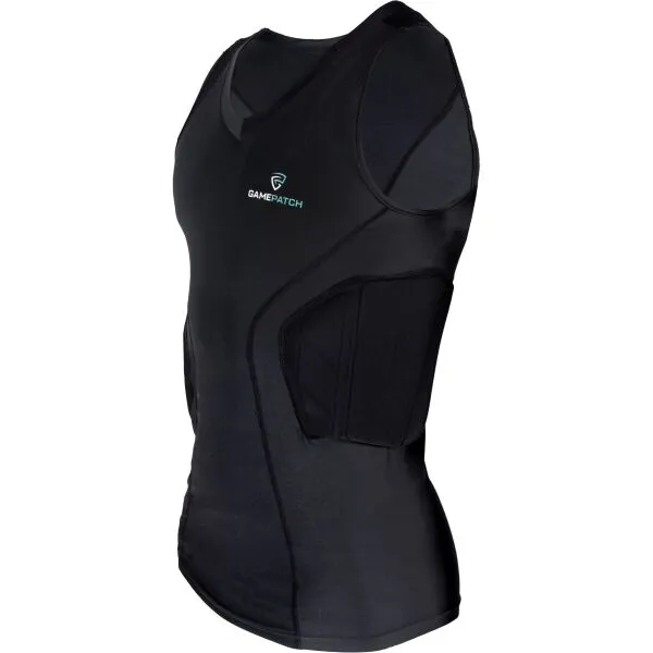 GAMEPATCH PADDED SHIRT PRO Kompresné unisex tričko, čierna, veľkosť