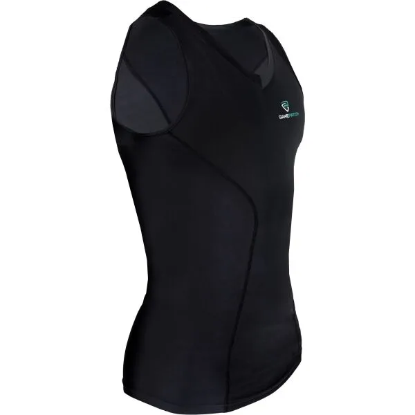 GAMEPATCH COMPRESSION SHIRT Kompresné unisex tričko, čierna, veľkosť