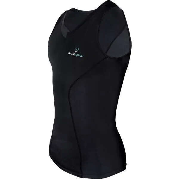 GAMEPATCH COMPRESSION SHIRT Kompresné unisex tričko, čierna, veľkosť
