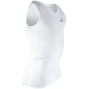 GAMEPATCH PADDED SHIRT PRO Kompresné unisex tričko, biela, veľkosť