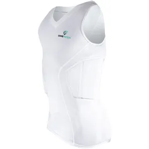 GAMEPATCH PADDED SHIRT PRO Kompresné unisex tričko, biela, veľkosť