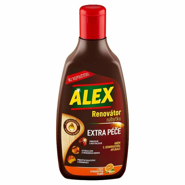 ALEX Renovátor nábytku extra starostlivosť krém 250 ml 1ks