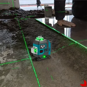 ONEVAN 16Lines 4D laserová samonivelačná vodováha s digitálnym displejom 360° 2 x batéria, kufor, statív v cene