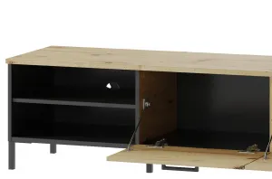 Szynaka TV stolík Lucas II 25 155 cm dub Artisan/čierny