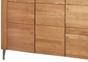 Szynaka Vitrína s barom Latina 48 z masívu 126 cm dub medový