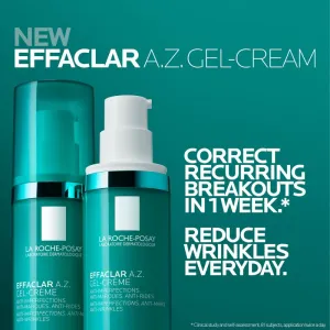 La Roche-Posay Effaclar A.Z. Gel Cream gélový krém proti nedokonalostiam aknóznej pleti 40 ml