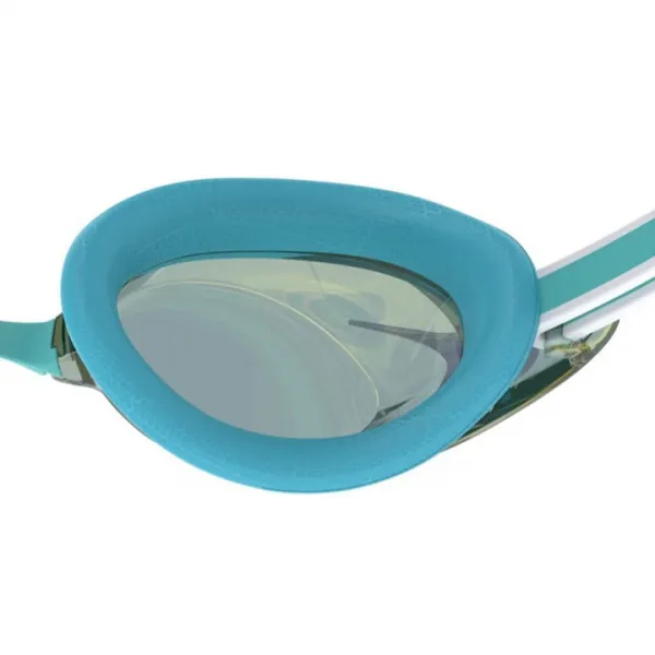 Speedo vanquisher 3.0 mirror female modro/zlatá