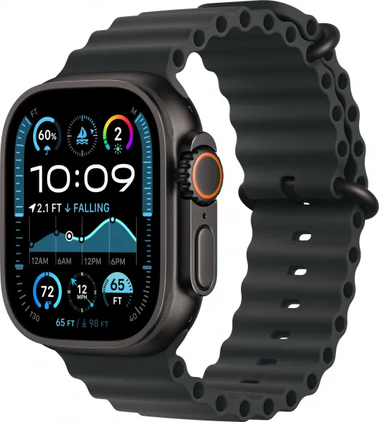 Apple Watch Acc/49/Black Ocean Band - Black Titan