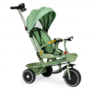 Dětská tříkolka - kočárek Ecotoys HEAVEN 2v1 zelená