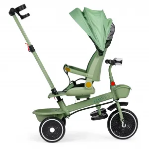 Dětská tříkolka - kočárek Ecotoys HEAVEN 2v1 zelená