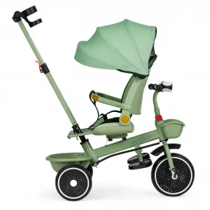Dětská tříkolka - kočárek Ecotoys HEAVEN 2v1 zelená