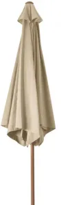 ROJA WOOD Sklápací slnečník 3 m, béžový