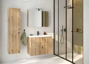 ArtDef Zrkadlová skrinka SALSA E60 | oak evoke
