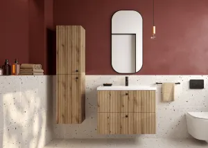 ArtDef Zrkadlová skrinka SALSA E60 | oak evoke