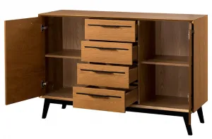 Szynaka Komoda Lazure 45 136 cm dub Rustikal karamelový