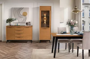 Szynaka Komoda Lazure 45 136 cm dub Rustikal karamelový