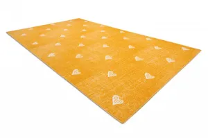 Koberec HEARTS Jeans - pomaranč