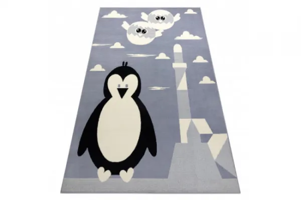 Koberec BCF FLASH Penguin 3997 - tučniak sivý
