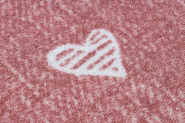 Koberec HEARTS Jeans - ružový