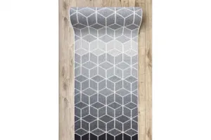 Behúň  HEOS 78590 krém / strieborný / antracit, kocka