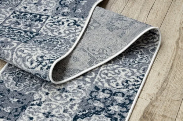 Behúň HEOS 78586 krém / nebeský PATCHWORK, lisabonský obklad