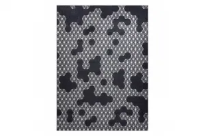 Koberec HEOS 78547 HEKSAGON PUZZLE antracyt / krém